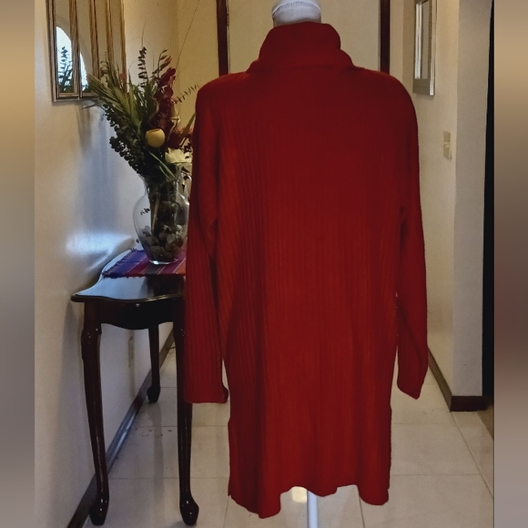 Women's Cowl Neck Long Sleeve Sweater Large - Picture 3 of 8
